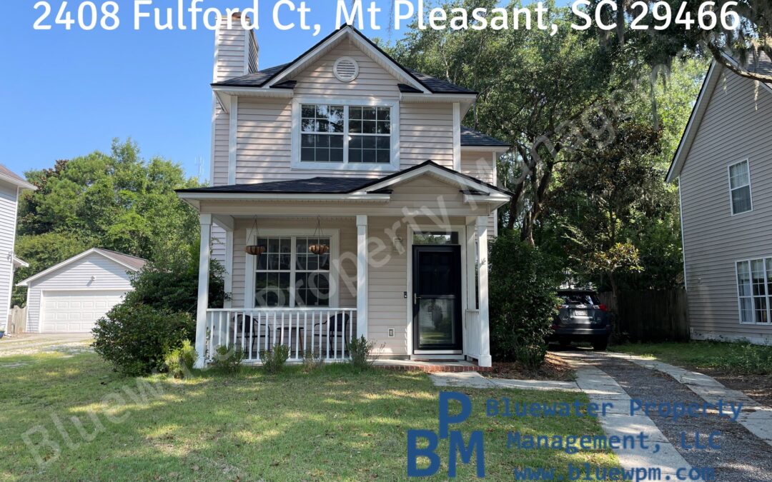 2408 Fulford Ct, Mt Pleasant, SC 29466