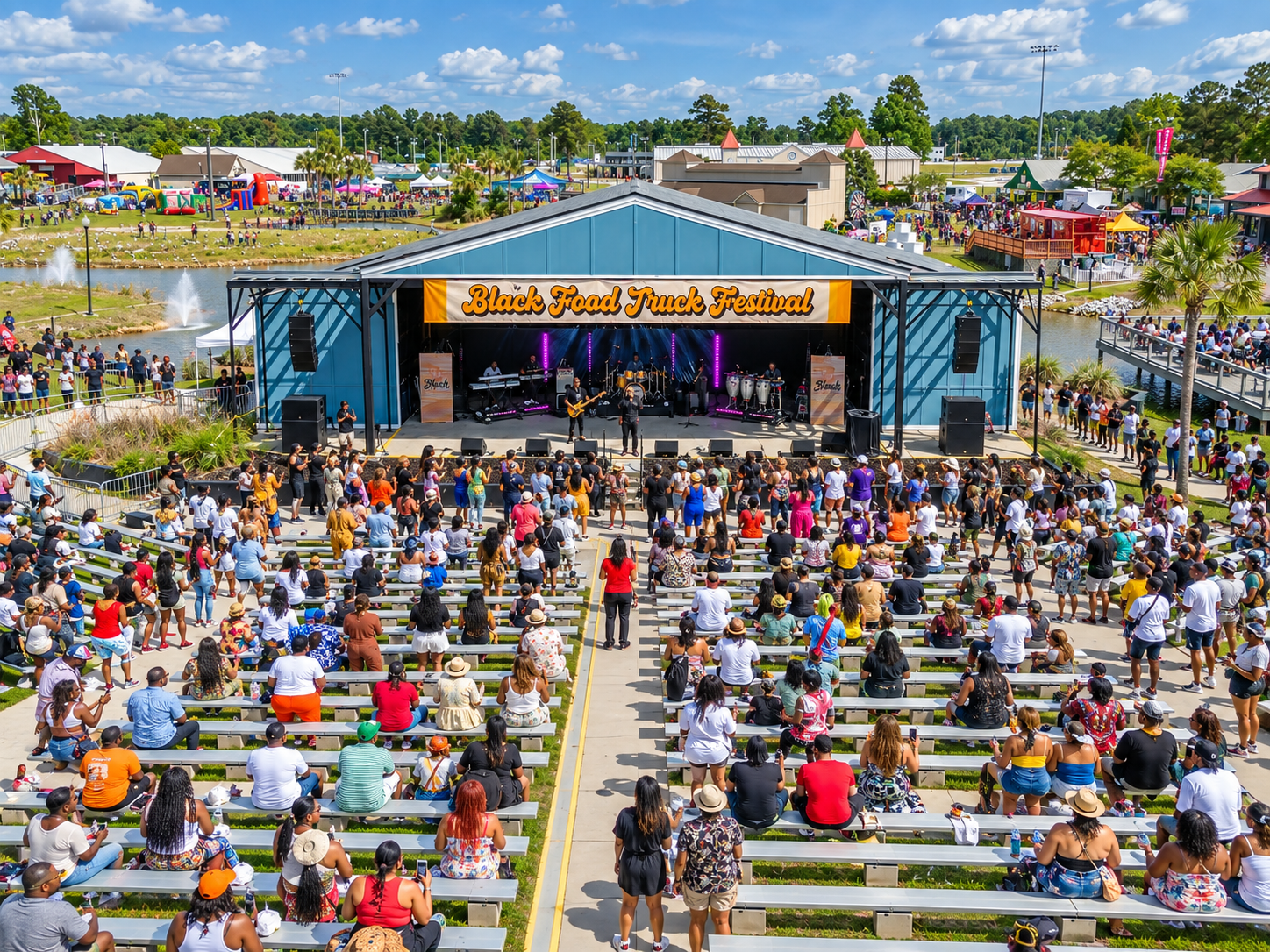 black food truck festival